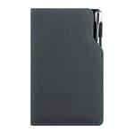 Kalendarz książkowy GEP z długopisem tygodniowy kieszonkowy 2027 polski - szary