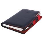 Kalendarz książkowy GEP z długopisem tygodniowy kieszonkowy 2027 słowacki?? - czarny (czerwone wnętrze)