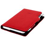 Kalendarz książkowy GEP z długopisem tygodniowy kieszonkowy 2027 słowacki?? - czerwony