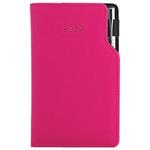 Kalendarz książkowy GEP z długopisem tygodniowy kieszonkowy 2027 słowacki?? - różowy