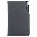 Kalendarz książkowy GEP z długopisem tygodniowy kieszonkowy 2027 słowacki?? - szary