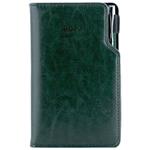 Kalendarz książkowy GEP z długopisem tygodniowy kieszonkowy 2027 słowacki?? - zielony