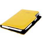 Kalendarz książkowy GEP z długopisem tygodniowy kieszonkowy 2027 słowacki?? - żółty
