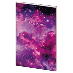 Kalendarz książkowy kieszonkowy tygodniowy 2025/2026 Dziennik szkolny - Universe