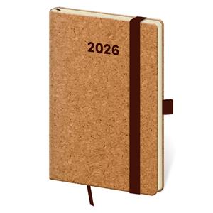Kalendarz książkowy kieszonkowy tygodniowy 2026 Cork