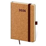 Kalendarz książkowy kieszonkowy tygodniowy 2026 Cork
