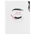 Kalendarz książkowy KOSMETYCZNY Eyelashes - DESIGN dzienny A4 2024