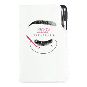 Kalendarz książkowy KOSMETYCZNY Eyelashes - DESIGN tygodniowy kieszonkowy 2027 słowacki