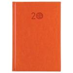 Kalendarz książkowy LIBRA dzienny A5 2024 czeski - pomarańczowy