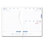 Kalendarz książkowy LIBRA dzienny A5 2027 polski - granatowy