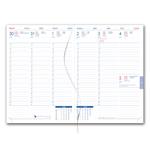 Kalendarz książkowy LIBRA tygodniowy A5 2027 czeski - brązowy