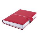 Kalendarz książkowy MAGNETIC dzienny A5 2024 czeski - czerwony/biały