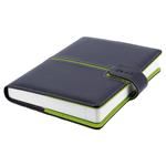 Kalendarz książkowy MAGNETIC dzienny A5 2027 czeski - czarny/zielony