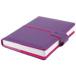 Kalendarz książkowy MAGNETIC dzienny A5 2027 czeski - fioletowy/różowy