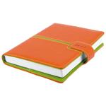 Kalendarz książkowy MAGNETIC dzienny B6 2027 CZ/SK - pomarańczowy/zielony