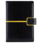 Kalendarz książkowy MAGNETIC tygodniowy A5 2027 słowacki?? - czarny/żółty