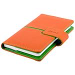 Kalendarz książkowy MAGNETIC tygodniowy kieszonkowy 2027 czeski - pomarańczowy/zielony