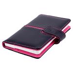 Kalendarz książkowy MAGNETIC tygodniowy kieszonkowy 2027 słowacki?? - czarny/różowy