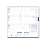 Kalendarz książkowy MAGNETIC tygodniowy kieszonkowy 2027 słowacki?? - czarny/turkusowy