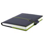 Kalendarz książkowy MAGNETIC tygodniowy z notesem A5 2027 CZ/SK - czarny/zielony