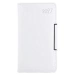 Kalendarz książkowy METALIC tygodniowy kieszonkowy 2027 polski - biały