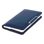 Kalendarz książkowy METALIC tygodniowy kieszonkowy 2027 słowacki?? - granatowy