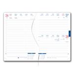 Kalendarz książkowy NEMO dzienny A5 2027 słowacki - niebieski