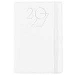 Kalendarz książkowy POLY dzienny A5 2027 czeski - biały