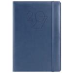 Kalendarz książkowy POLY tygodniowy A5 2027 czeski - granatowy