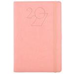 Kalendarz książkowy POLY tygodniowy A5 2027 polski - jasnoróżowy