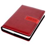 Kalendarz książkowy RIGA dzienny A5 2027 polski - czerwony