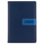 Kalendarz książkowy RIGA tygodniowy A5 2027 polski - granatowy