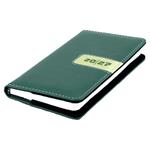 Kalendarz książkowy RIGA tygodniowy kieszonkowy 2027 czeski - zielony