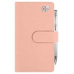 Kalendarz książkowy SPLIT CRYSTAL tygodniowy kieszonkowy 2027 czeski - jasnoróżowy