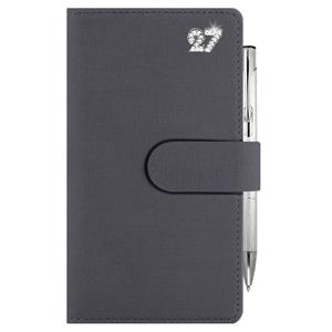 Kalendarz książkowy SPLIT CRYSTAL tygodniowy kieszonkowy 2027 czeski - szary