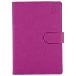 Kalendarz książkowy SPLIT dzienny A5 2027 polski - fuksjowy