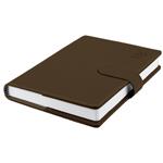 Kalendarz książkowy SPLIT dzienny A5 2027 słowacki?? - brązowy