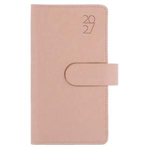 Kalendarz książkowy SPLIT tygodniowy kieszonkowy 2027 czeski - jasnoróżowy