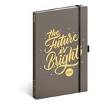 kalendarz książkowy tygodniowy 2024 A5 Future Is Bright