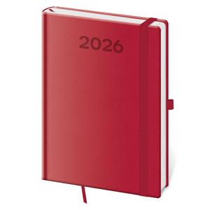 Kalendarz książkowy tygodniowy A5 2026 Print Pop - malina