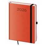 Kalendarz książkowy tygodniowy A5 2026 Print Pop - pomarańczowy