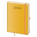 Kalendarz książkowy tygodniowy A5 2026 Print Pop - żółty