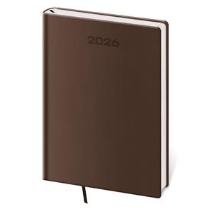 Kalendarz książkowy tygodniowy A5 2026 Soft - brązowy