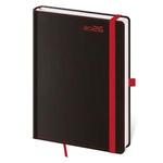 Kalendarz książkowy tygodniowy B6 2026 Black Red