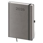 Kalendarz książkowy tygodniowy B6 2026 Print Pop - šedá