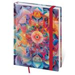 Kalendarz książkowy tygodniowy B6 2026 Vario - Kaleidoscope z gumką