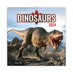 Kalendarz ścienny 2024 Dinozaury