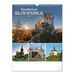 Kalendarz ścienny 2024 Pamiątki Słowacji SK