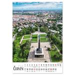 Kalendarz ścienny 2026 czeski Bratysława