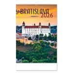 Kalendarz ścienny 2026 czeski Bratysława